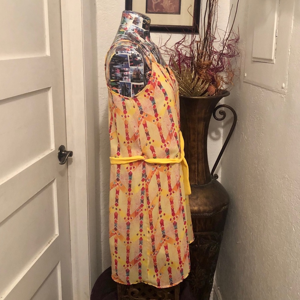 ROSEBUD flirty yellow dress S